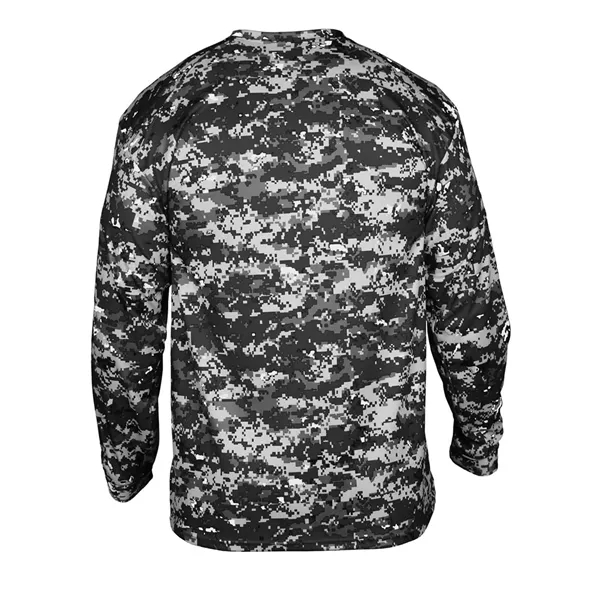 Youth long sleeve T-shirt made with 100% sublimated digital camo polyester.... from ASI 84358 S&S Activewear
