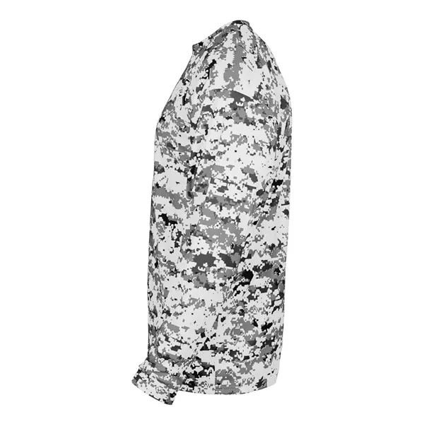 Youth long sleeve T-shirt made with 100% sublimated digital camo polyester.... from ASI 84358 S&S Activewear