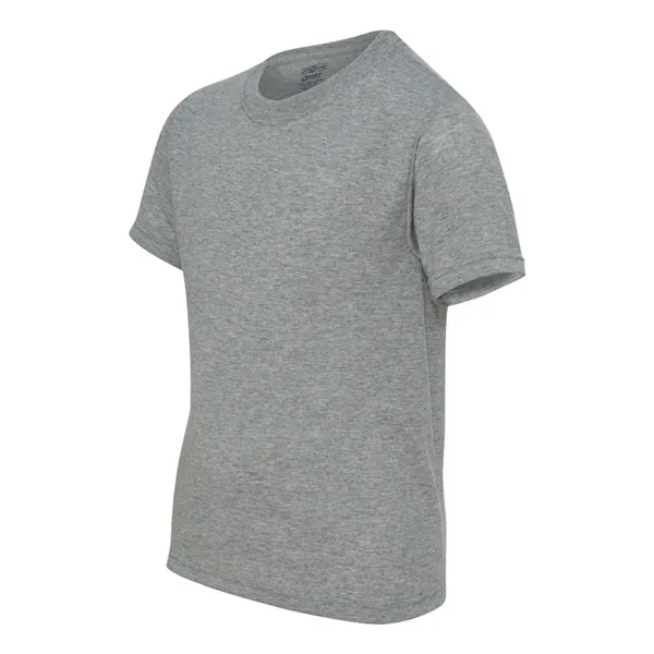 Lightweight polyester youth short sleeve T-shirt with moisture wicking. Blank.... from ASI 84358 S&S Activewear