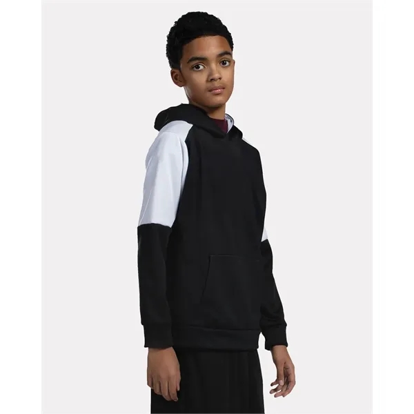 Holloway Youth Blue Chip Hooded Sweatshirt... from ASI 84358 S&S Activewear