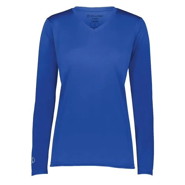 Holloway Women's Momentum Long Sleeve V-Neck T-Shirt... from ASI 84358 S&S Activewear