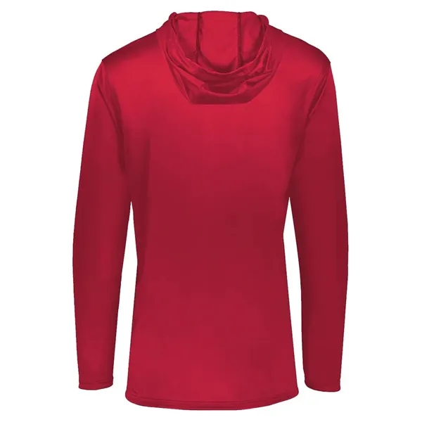 Holloway Youth Momentum Hooded Long Sleeve T-Shirt... from ASI 84358 S&S Activewear