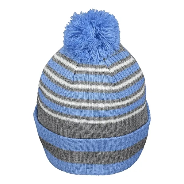 Holloway 8 1/2" Spirit Pom Beanie... from ASI 84358 S&S Activewear