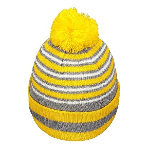 Holloway 8 1/2" Spirit Pom Beanie... from ASI 84358 S&S Activewear