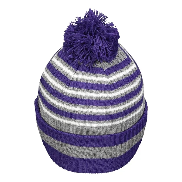 Holloway 8 1/2" Spirit Pom Beanie... from ASI 84358 S&S Activewear