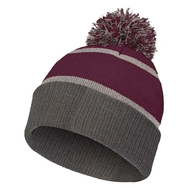 Holloway 8 1/2" Reflective Knit Beanie... from ASI 84358 S&S Activewear