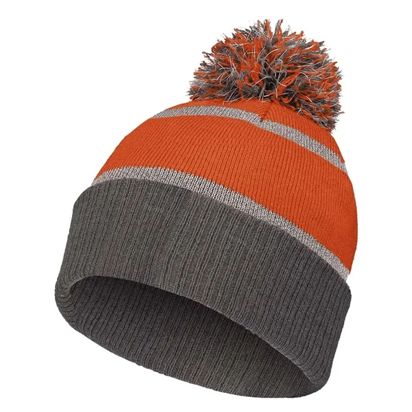 Holloway 8 1/2" Reflective Knit Beanie... from ASI 84358 S&S Activewear