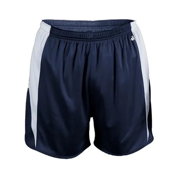 100% polyester youth short with moisture management, antimicrobial enhancement, and more.... from ASI 84358 S&S Activewear