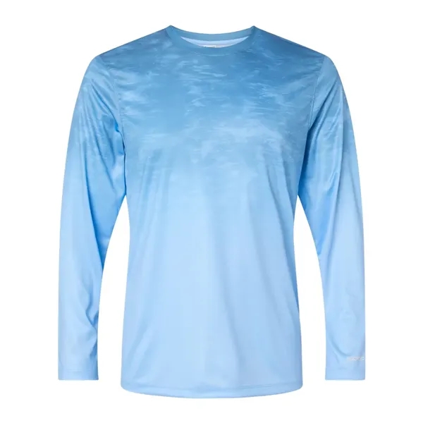 Paragon Montauk Oceanic Fade Performance Long Sleeve T-Shirt... from ASI 84358 S&S Activewear