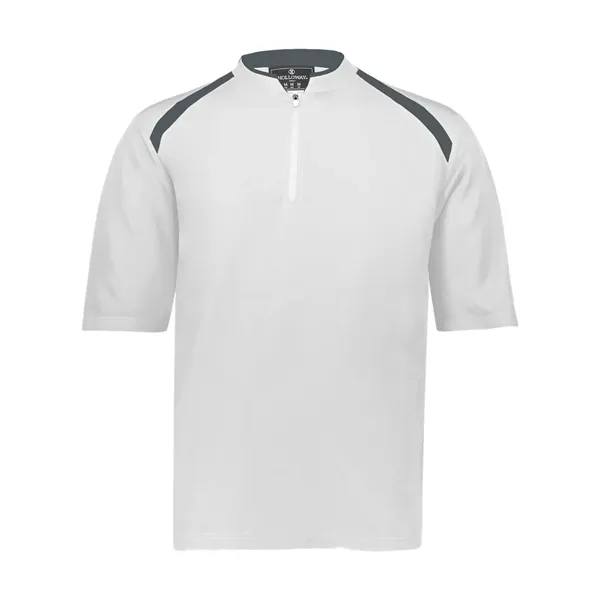Holloway Youth Clubhouse Short Sleeve Quarter-Zip Pullover... from ASI 84358 S&S Activewear