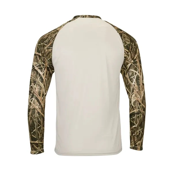 Paragon Jackson Mossy Oak Colorblocked Long Sleeve T-Shirt... from ASI 84358 S&S Activewear