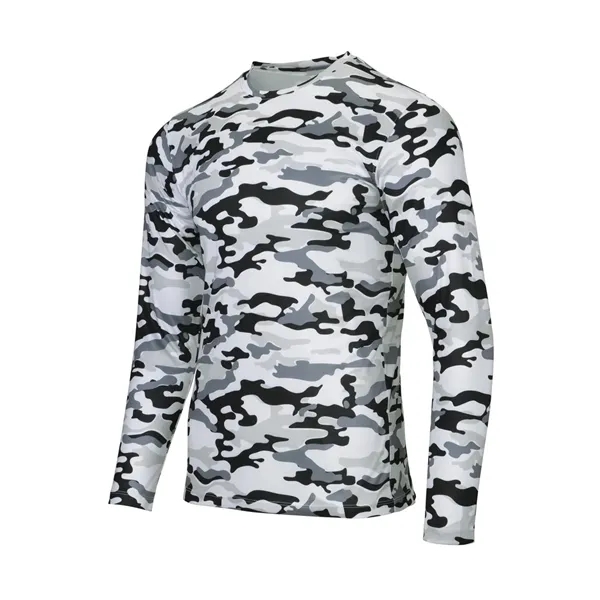 Paragon Woodland Performance Long Sleeve T-Shirt... from ASI 84358 S&S Activewear