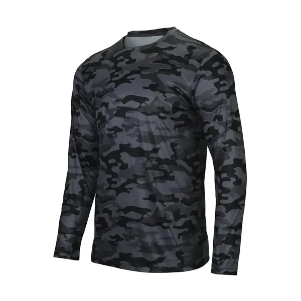 Paragon Woodland Performance Long Sleeve T-Shirt... from ASI 84358 S&S Activewear