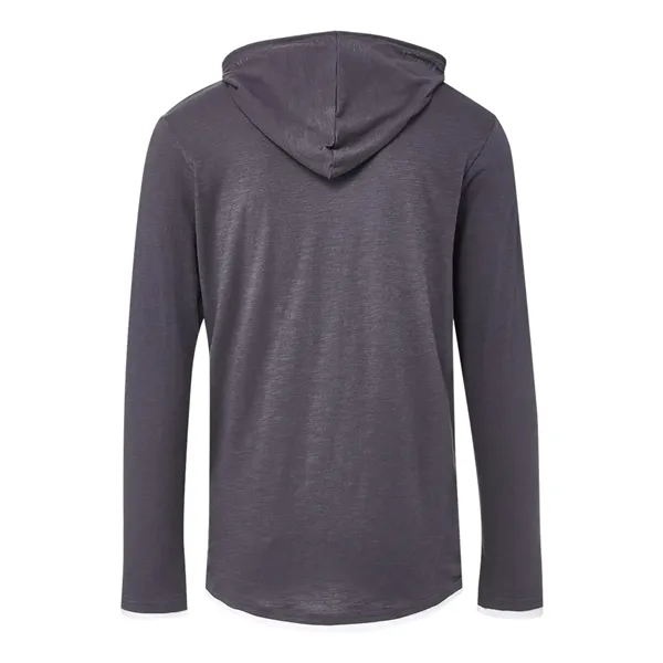 MV Sport Miles Slub Hooded Long Sleeve T-Shirt... from ASI 84358 S&S Activewear