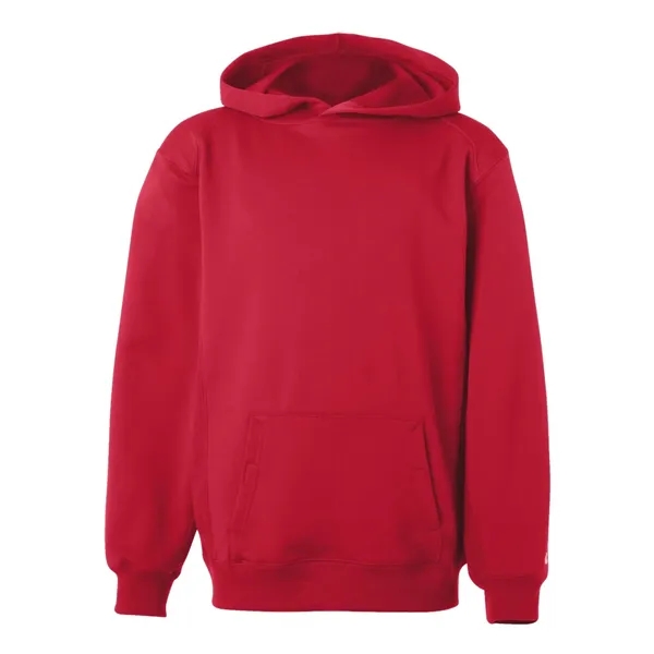 Youth moisture-management pullover hooded sweatshirt. Blank product.... from ASI 84358 S&S Activewear