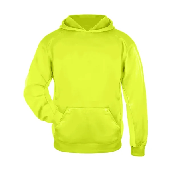 Youth moisture-management pullover hooded sweatshirt. Blank product.... from ASI 84358 S&S Activewear
