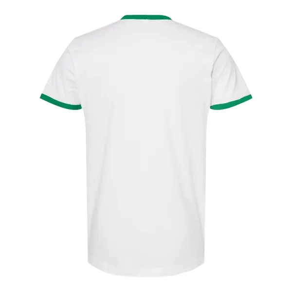 Tultex Unisex Fine Jersey Ringer T-Shirt... from ASI 84358 S&S Activewear