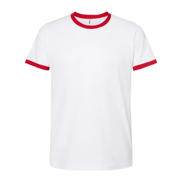 Tultex Unisex Fine Jersey Ringer T-Shirt... from ASI 84358 S&S Activewear