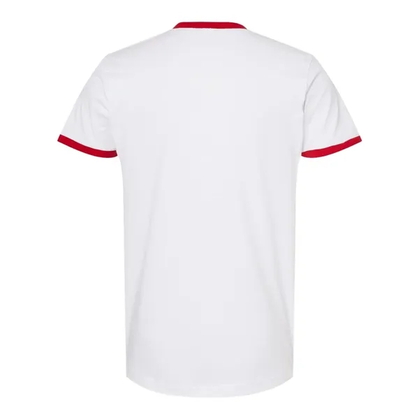 Tultex Unisex Fine Jersey Ringer T-Shirt... from ASI 84358 S&S Activewear