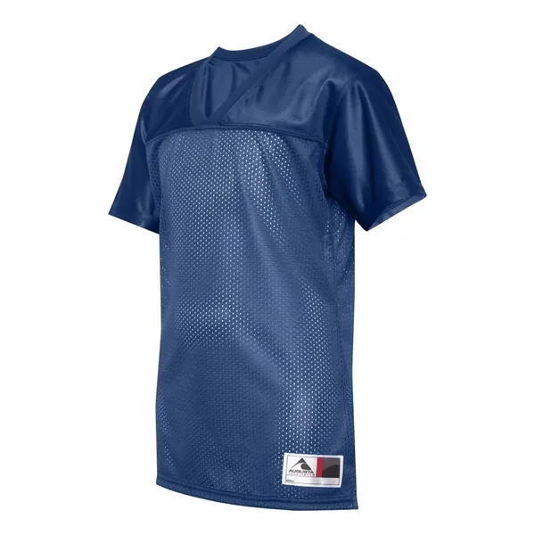3.35 oz., 100% polyester tricot mesh Juniors' replica football t-shirt.... from ASI 84358 S&S Activewear