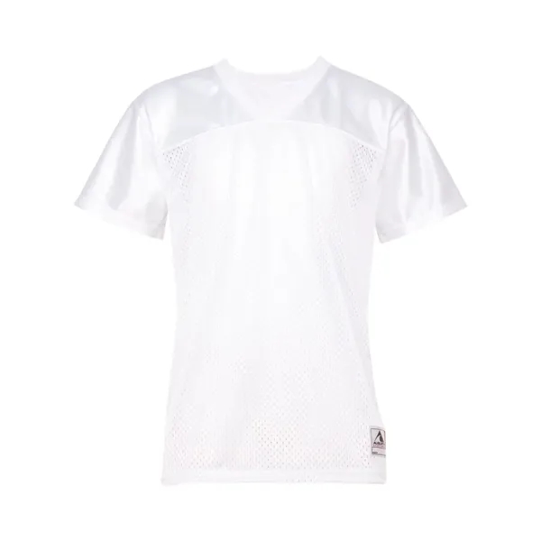 3.35 oz., 100% polyester tricot mesh Juniors' replica football t-shirt.... from ASI 84358 S&S Activewear
