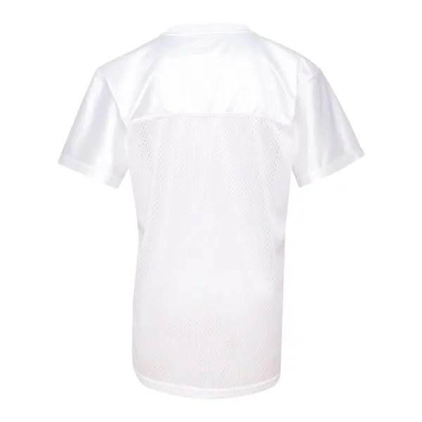 3.35 oz., 100% polyester tricot mesh Juniors' replica football t-shirt.... from ASI 84358 S&S Activewear