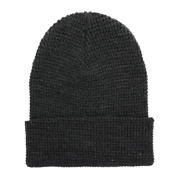 YP Classics Waffle Cuffed Knit Beanie... from ASI 84358 S&S Activewear