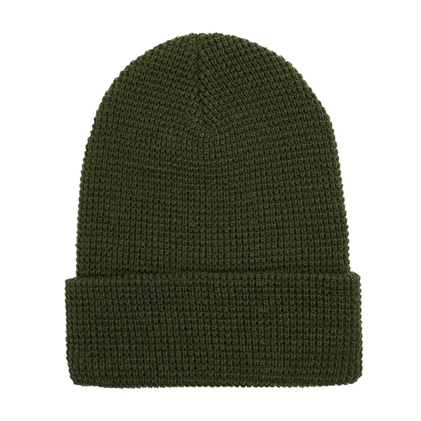 YP Classics Waffle Cuffed Knit Beanie... from ASI 84358 S&S Activewear