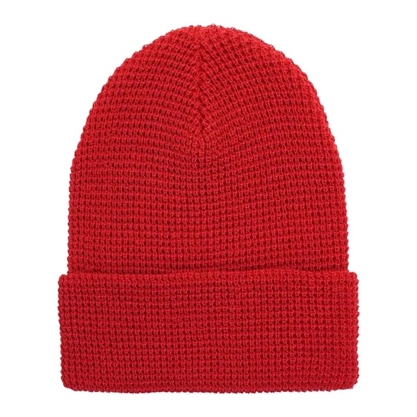 YP Classics Waffle Cuffed Knit Beanie... from ASI 84358 S&S Activewear