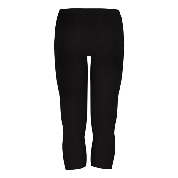 Calf length compression tights with exposed elastic waistband, youth... from ASI 84358 S&S Activewear