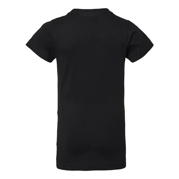 Girls' longer length t-shirt with taped neck. Blank product.... from ASI 84358 S&S Activewear