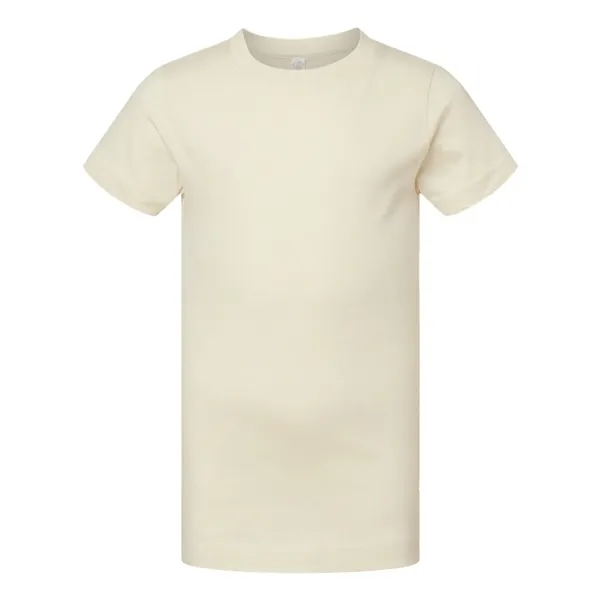 Girls' longer length t-shirt with taped neck. Blank product.... from ASI 84358 S&S Activewear