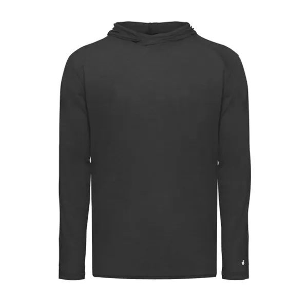 Badger Youth Tri-Blend Surplice Hooded Long Sleeve T-Shirt... from ASI 84358 S&S Activewear