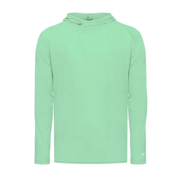 Badger Youth Tri-Blend Surplice Hooded Long Sleeve T-Shirt... from ASI 84358 S&S Activewear