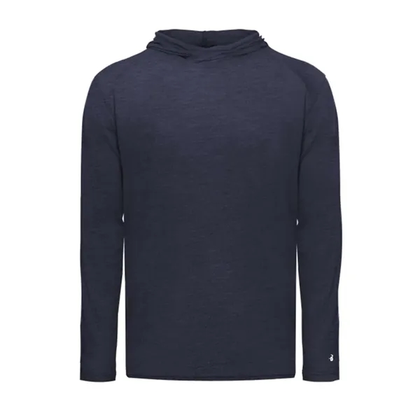 Badger Youth Tri-Blend Surplice Hooded Long Sleeve T-Shirt... from ASI 84358 S&S Activewear