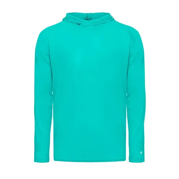 Badger Youth Tri-Blend Surplice Hooded Long Sleeve T-Shirt... from ASI 84358 S&S Activewear