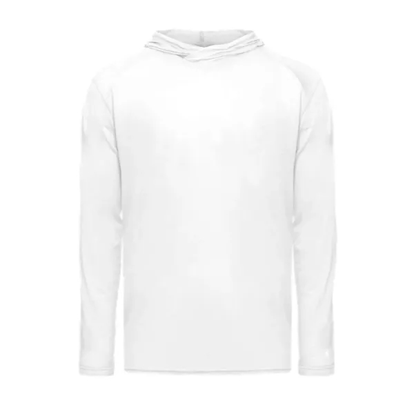 Badger Youth Tri-Blend Surplice Hooded Long Sleeve T-Shirt... from ASI 84358 S&S Activewear