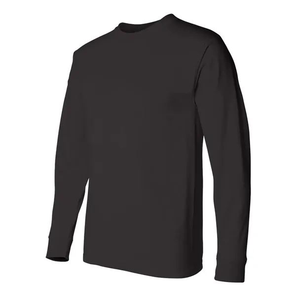 Adult pre-shrunk 100% cotton long sleeve t-shirt, union made. Blank product.... from ASI 84358 S&S Activewear