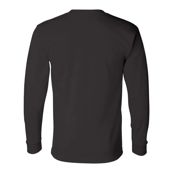 Adult pre-shrunk 100% cotton long sleeve t-shirt, union made. Blank product.... from ASI 84358 S&S Activewear