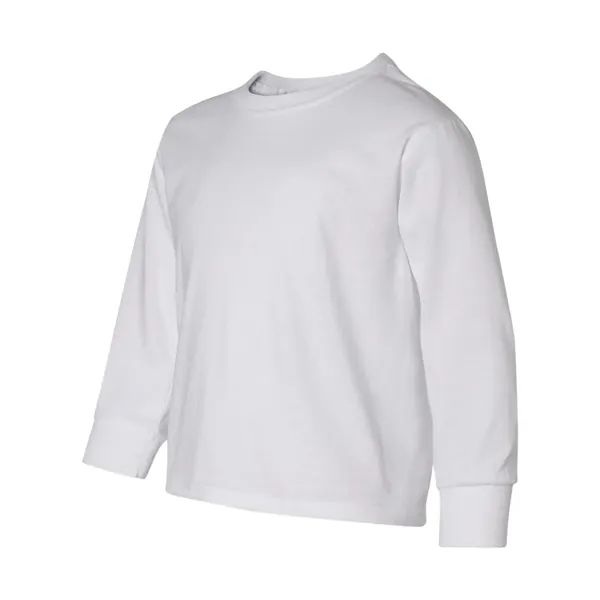 Youth long sleeve shirt with moisture wicking and double-stitched finishes.... from ASI 84358 S&S Activewear