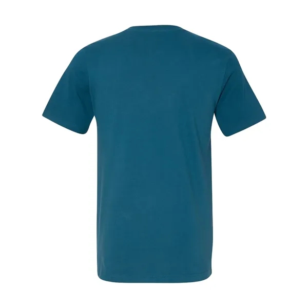 Adult short sleeve v-neck t-shirt with hemmed sleeves. Blank product.... from ASI 84358 S&S Activewear