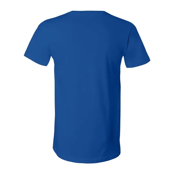 Adult short sleeve v-neck t-shirt with hemmed sleeves. Blank product.... from ASI 84358 S&S Activewear