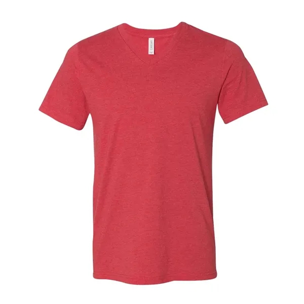 BELLA + CANVAS Unisex Heather CVC V-Neck Tee... from ASI 84358 S&S Activewear