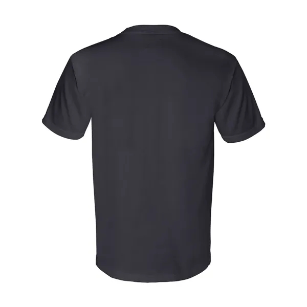 Adult pre-shrunk 100% cotton short sleeve t-shirt with a pocket, union... from ASI 84358 S&S Activewear