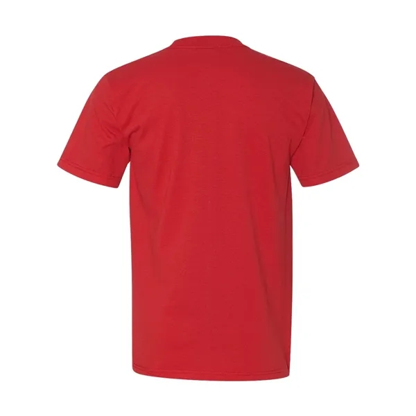 Adult pre-shrunk 100% cotton short sleeve t-shirt with a pocket, union... from ASI 84358 S&S Activewear