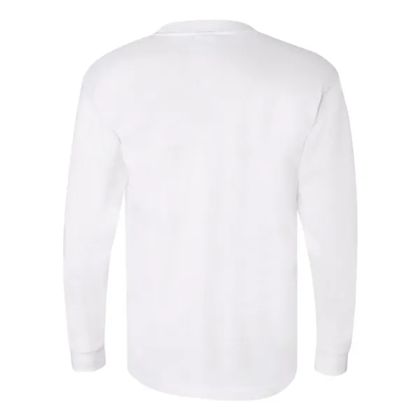 Adult pre-shrunk 100% cotton long sleeve t-shirt with a pocket, union... from ASI 84358 S&S Activewear