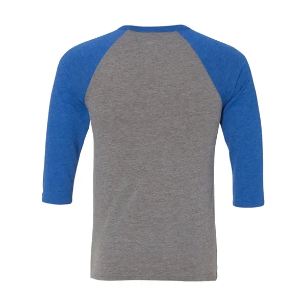Unisex three-quarter sleeve baseball T-shirt with a retail fit, side seams,... from ASI 84358 S&S Activewear