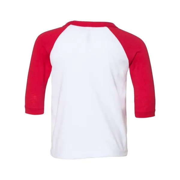 Toddler Three-Quarter Sleeve Baseball Tee... from ASI 84358 S&S Activewear