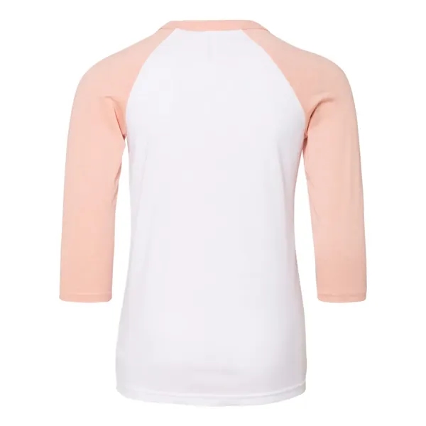 Youth Three-Quarter Sleeve Baseball Tee... from ASI 84358 S&S Activewear