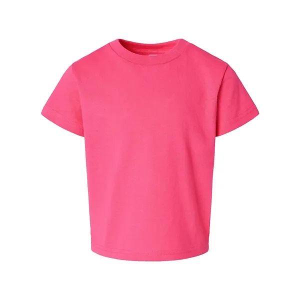 Toddlers 100% cotton jersey short sleeve T-shirt with ribbed crew neck.... from ASI 84358 S&S Activewear